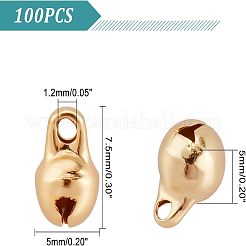 100Pcs 304 Stainless Steel Bell Charms&nbsp;STAS-UN0035-56