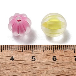 Frosted Transparent Acrylic Beads&nbsp;OACR-A032-15A