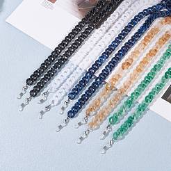 Acrylic Curb Chain Eyeglasses Chains&nbsp;AJEW-EH00385