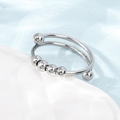 304 Stainless Steel Cuff Open Rings&nbsp;SA-CBA8B85-12P