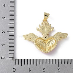 Brass Enamel Pendants&nbsp;KK-D336-07G-01