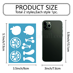 Acrylic Earring Handwork Template&nbsp;DIY-WH0359-066