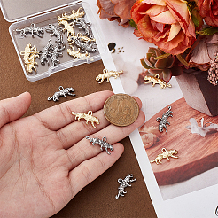20Pcs 2 Colors Tibetan Style Alloy Pendants&nbsp;TIBEP-GA0001-07