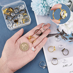 DIY Flat Round Adjustable Ring Making Kit&nbsp;DIY-SC0019-87