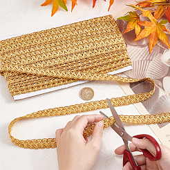 Polyester Braided Lace Trim&nbsp;OCOR-WH0078-09A