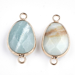 Natural Amazonite Links connectors&nbsp;G-S344-02G