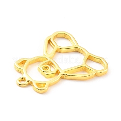Alloy Open Back Bezel Pendants&nbsp;FIND-B005-13G