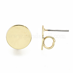 Rack Plating Iron Stud Earring Findings&nbsp;IFIN-N008-007-RS