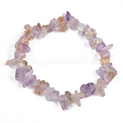 Unisex Chip Natural Ametrine Beaded Stretch Bracelets&nbsp;BJEW-S143-52