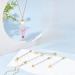 DIY Beadable Pendant Necklace Making Kits&nbsp;DIY-UN0008-55G