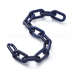 Handmade Acrylic Cable Chains&nbsp;AJEW-JB00554-03