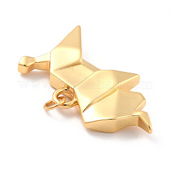 Rack Plating Brass Pendants&nbsp;KK-B052-14G