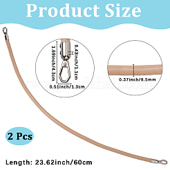 Round PU Imitation Leather Bag Handles&nbsp;FIND-WH20023-029P-04