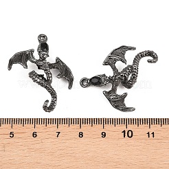 Alloy Rhinestone Pendants&nbsp;FIND-L027-01B