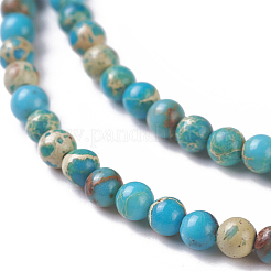 Natural Imperial Jasper Beads Strands&nbsp;G-I248-03E