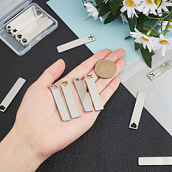 24Pcs 4 Style Stainless Steel Big Pendants&nbsp;STAS-AR0001-15