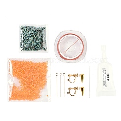 MIYUKI Seed Beads Branch Earrings Making Kits&nbsp;DIY-H165-03A