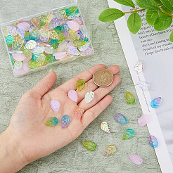 160Pcs 8 Colors Glass Pendants&nbsp;GLAA-DC0001-35