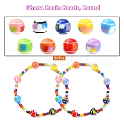 50Pcs Resin Beads&nbsp;RESI-YW0001-16