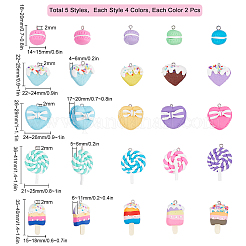 Handmade Polymer Clay Pendants&nbsp;CLAY-SC0001-06