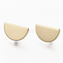 Brass Stud Earring Findings&nbsp;KK-T056-12G-NF