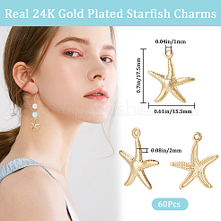 60Pcs 304 Stainless Steel Pendants&nbsp;STAS-BBC0003-49