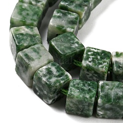 Natural Green Spot Jasper Beads Strands&nbsp;G-Q1008-B04
