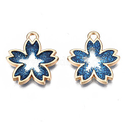 Rack Plating Alloy Epoxy Resin Pendants&nbsp;PALLOY-T083-02A