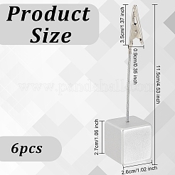Square Base Resin Memo Holders&nbsp;AJEW-WH0141-04A