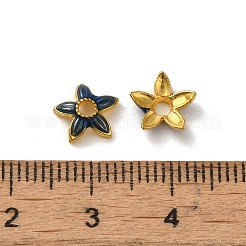 Alloy Enamel Beads Caps&nbsp;FIND-G074-02F
