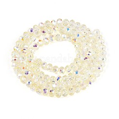 Transparent Glass Beads Strands&nbsp;X-EGLA-N016-6mm-05