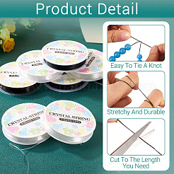 10 Rolls 10 Styles Round Elastic Crystal Thread&nbsp;EW-TA0001-08