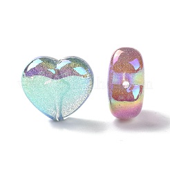 UV Plating Rainbow Iridescent ABS Plastic Glitter Powder Beads&nbsp;KY-G025-06