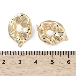 Brass Stud Earring Findings&nbsp;KK-G491-55G