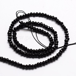 Dyed Natural Malaysia Jade Rondelle Beads Strands&nbsp;G-E315-2x3mm-16