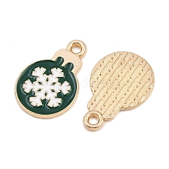 Christmas Theme Alloy Enamel Pendants&nbsp;FIND-I065-02J-KCG02