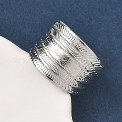 304 Stainless Steel Open Cuff Rings&nbsp;RJEW-A079-01F-P