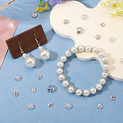 54Pcs 9 Style Brass Bead Caps&nbsp;KK-TA0003-41