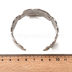304 Stainless Steel Cuff Bangles&nbsp;BJEW-L705-04B-P