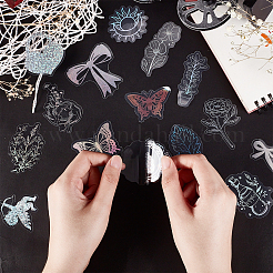 PET Waterproof Laser Stickers Sets&nbsp;DIY-CP0008-48