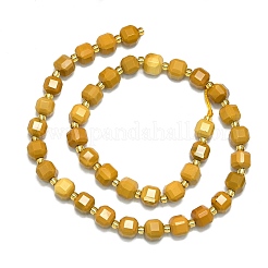 Natural Yellow Mookaite Beads Strand&nbsp;G-I376-D53-01