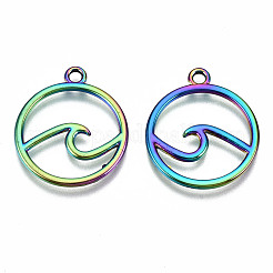 Rainbow Color Alloy Pendants&nbsp;X-PALLOY-S180-039-RS