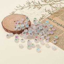150Pcs Luminous Acrylic Beads&nbsp;LACR-YW0001-02
