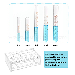 24-Hole 5ML Acrylic Laboratory Test Tube Rack&nbsp;DIY-WH0430-386B