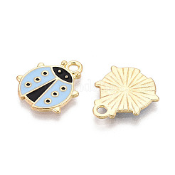 Alloy Enamel Pendants&nbsp;ENAM-N064-04KCG