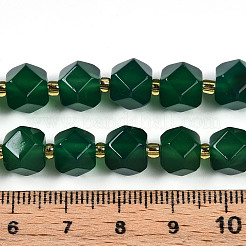 Natural Green Onyx Agate(Dyed & Heated) Beads Strands&nbsp;G-T140-09A