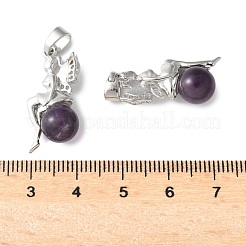 Natural Amethyst Pendants&nbsp;G-L512-E12