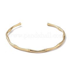Ion Plating(IP) 304 Stainless Steel Cuff Bangles for Women&nbsp;BJEW-Z078-05G