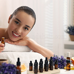 14-Slots Wooden Roller Bottles Essential Oil Storage Display Holder&nbsp;ODIS-WH0331-07