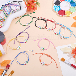 20Pcs 10 Colors Zinc Alloy Link Bracelets&nbsp;BJEW-PH0004-73